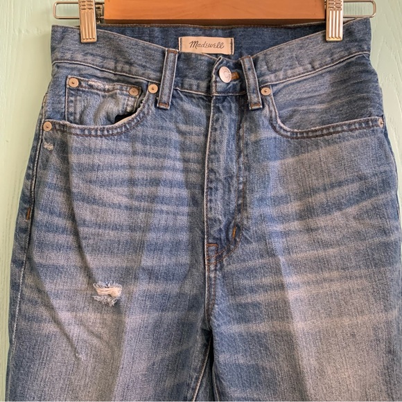 5for20 Madewell rigid skinny distressed high waisted jeans - Picture 5 of 11